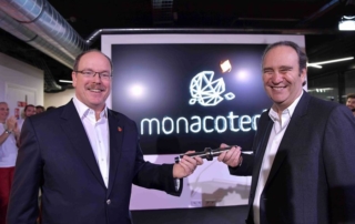 Inauguration de MonacoTech : Xavier Niel & S.A.S le Prince Souverrain