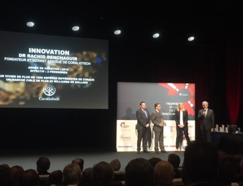 Coraliotech, gagnant du Prix de l’Innovation des Trophées de l’Eco 2019